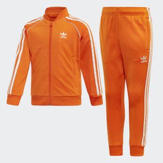 adidas anzug orange damen s